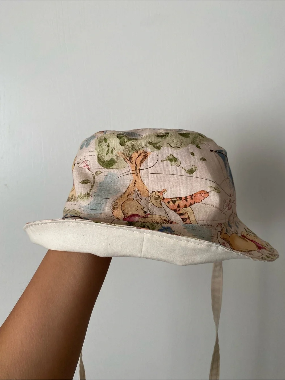 Winnie the Pooh Print Bucket Hat - Pastel Multi